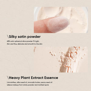 KATO-KATO Skin Fit Soft Focus Setting Powder (8g) Katokato 恰好合拍亲肤柔焦蜜粉 干皮清透裸散粉 (8g)