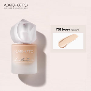 KATO-KATO Just In Tune Velvet Matte Shimmering Liquid Foundation (30ml) Katokato 芝芝哒波丝滑粉底液 恰好合拍柔雾微光粉底液 (30ml)