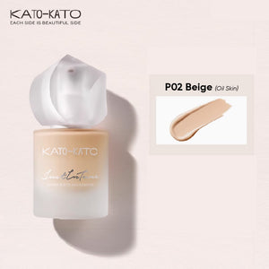 KATO-KATO Just In Tune Velvet Matte Shimmering Liquid Foundation (30ml) Katokato 芝芝哒波丝滑粉底液 恰好合拍柔雾微光粉底液 (30ml)