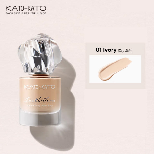 KATO-KATO Just In Tune Velvet Matte Shimmering Liquid Foundation (30ml) Katokato 芝芝哒波丝滑粉底液 恰好合拍柔雾微光粉底液 (30ml)