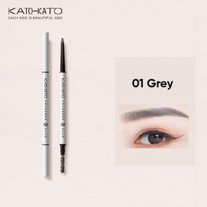 KATO-KATO Blade Double Headed Eyebrow Pencil Katokato 日常补给精微锋眉笔 持妆自然野生眉细头眉粉