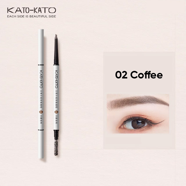 KATO-KATO Blade Double Headed Eyebrow Pencil Katokato 日常补给精微锋眉笔 持妆自然野生眉细头眉粉