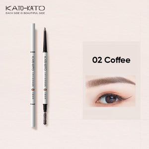 KATO-KATO Blade Double Headed Eyebrow Pencil Katokato 日常补给精微锋眉笔 持妆自然野生眉细头眉粉