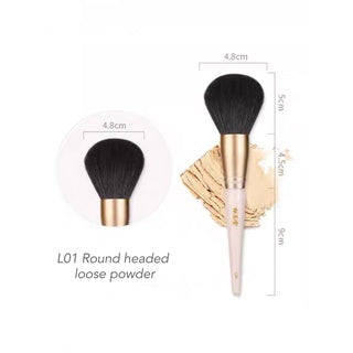 MSQ White Jade Face Makeup Brush 魅丝蔻白玉堂羊毛脸部刷