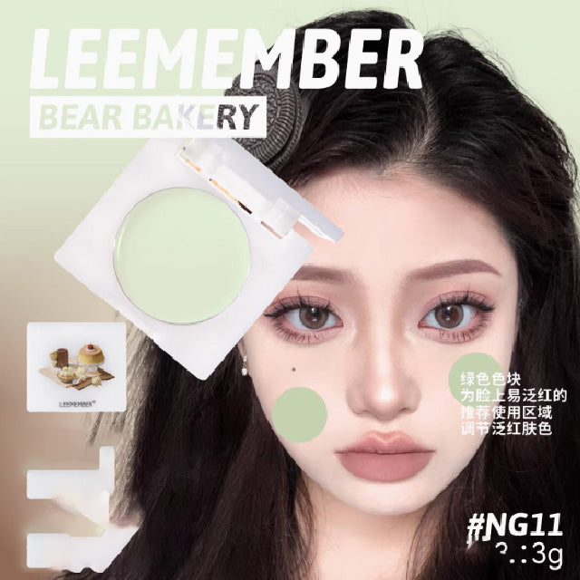 LEEMEMBER Bear Bakery Cream Blush Li Meng 荔萌小熊烘焙奶糕腮红膏 氛围感奶霜腮红