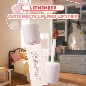 LEEMEMBER Cutie Matte Lip Mud Lipstick Li Meng 荔萌裸萌奶柔哑雾唇泥口红