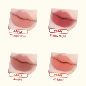 LEEMEMBER Cutie Matte Lip Mud Lipstick Li Meng 荔萌裸萌奶柔哑雾唇泥口红