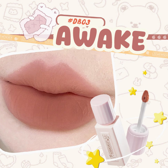 LEEMEMBER Cutie Matte Lip Mud Lipstick Li Meng 荔萌裸萌奶柔哑雾唇泥口红