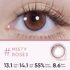 MOODY Teenage Daydream - 1-Day (10pcs) Misty Roses MOODY美瞳日抛少女白日梦晨雾玫瑰