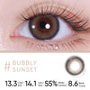 MOODY Teenage Daydream - 1-Day (10pcs) Bubbly Sunset MOODY美瞳日抛少女白日梦香槟日落