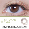 MOODY Teenage Daydream - 1-Day (10pcs) Pinewood Cabin MOODY美瞳日抛少女白日梦松林木屋