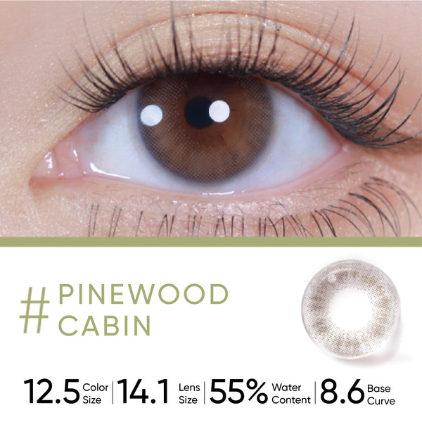MOODY Teenage Daydream - 1-Day (10pcs) Pinewood Cabin MOODY美瞳日抛少女白日梦松林木屋