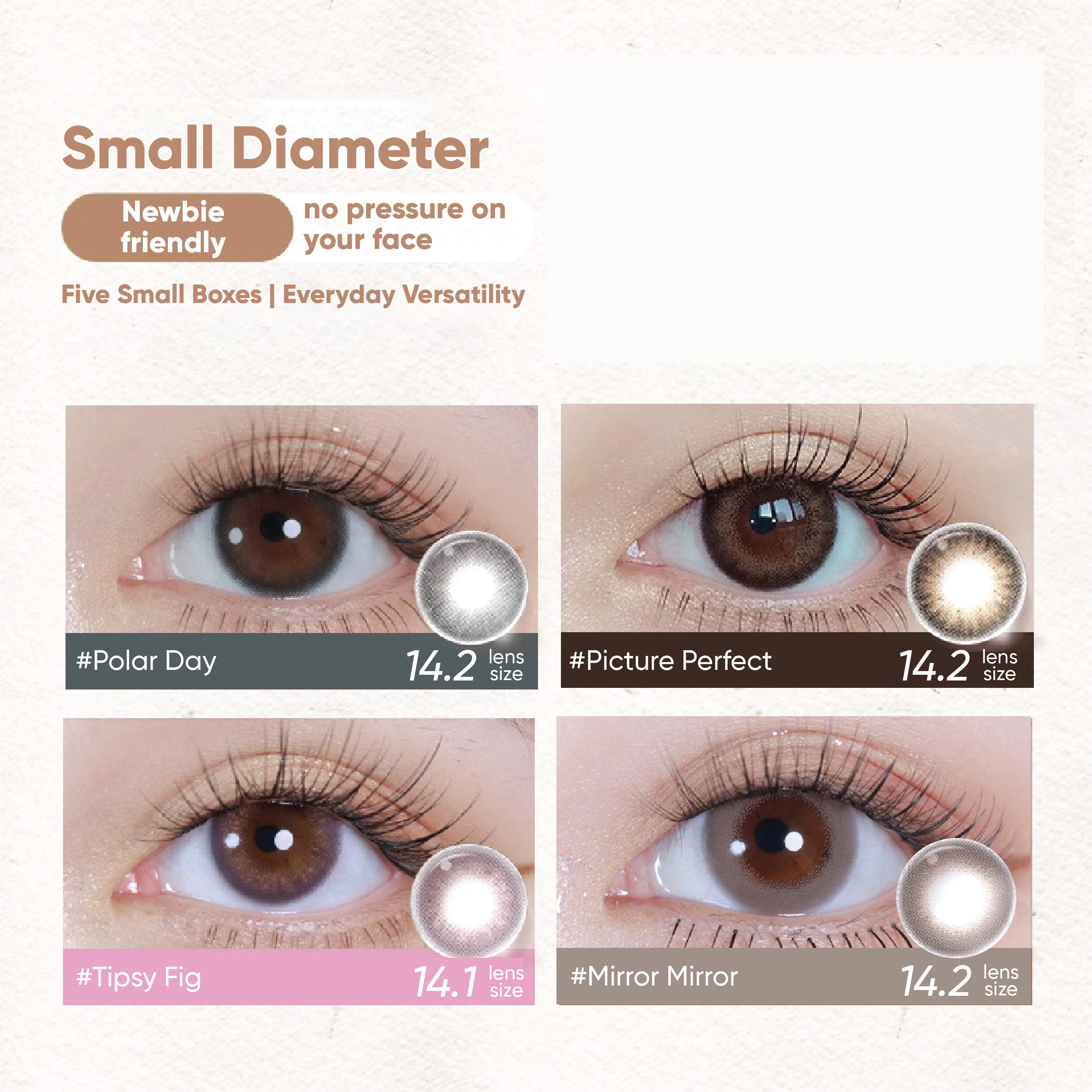 MOODY Trial Pack - 1 Day (2pcs) Picture Perfect MOODY美瞳日抛试用