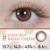 MOODY Moody Collection - 1 Month (2pcs)Chestnut Baked Cheese MOODY美瞳月抛精选系列栗栗烤奶