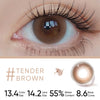 MOODY Moody Classic - 1-Day (10pcs) Tender Brown MOODY美瞳日抛经典系列柔咖棕