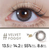 MOODY Moody Classic - 1-Day (10pcs) Velvet Foggy MOODY美瞳日抛经典系列绒雾灰