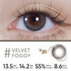MOODY Moody Classic - 1-Day (10pcs) Velvet Foggy MOODY美瞳日抛经典系列绒雾灰