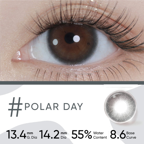 MOODY Trial Pack - 1 Day (2pcs) Polar Day MOODY美瞳日抛试用装极昼黑