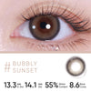MOODY Teenage Daydream - 1-Day (10pcs) Bubbly Sunset MOODY美瞳日抛少女白日梦香槟日落