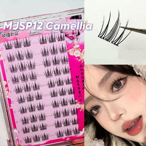 MJSP Glue Free False Eyelashes Fake Eyelash Meng Jie Shang Pin 萌睫尚品免胶自粘假睫毛 鱼尾太阳花 上下睫毛