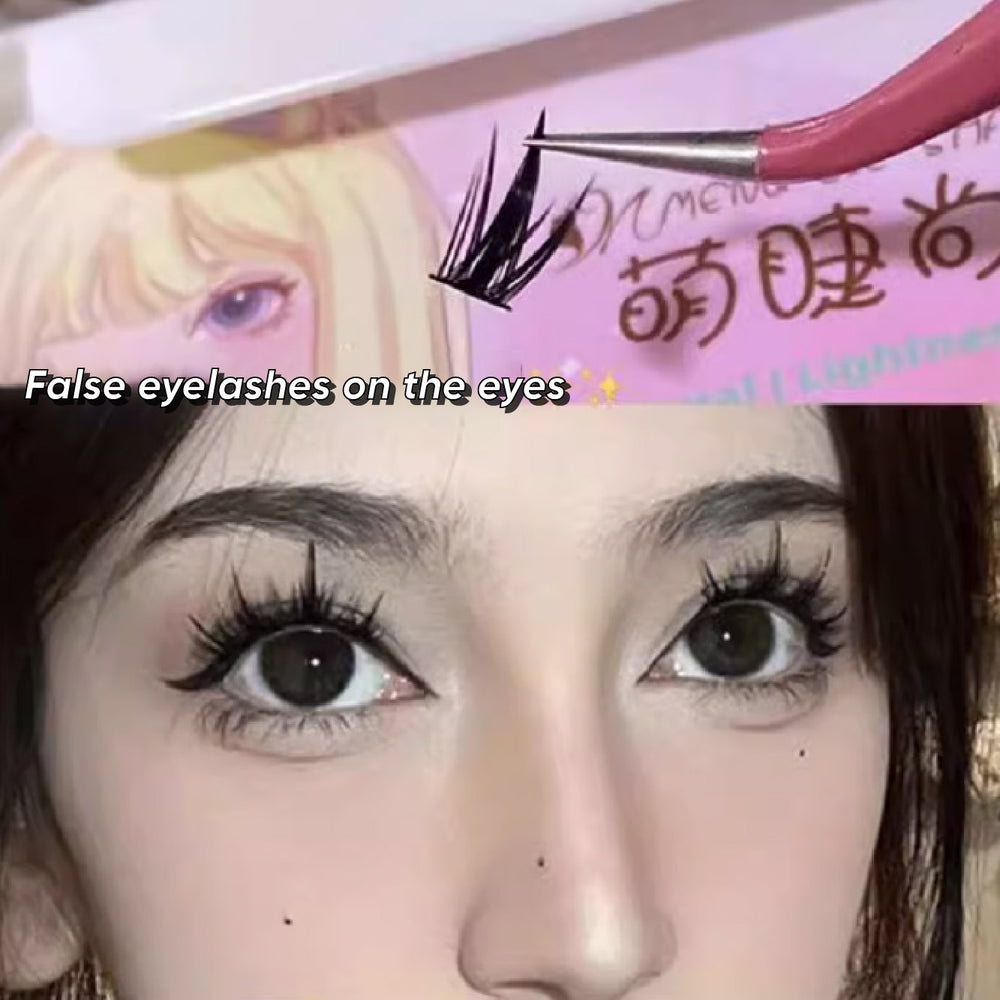 MJSP 392 Clusters False Eyelashes Book Large Capacity Fake Eyelash Meng Jie Shang Pin 萌睫尚品392簇大容量混合假睫毛睫毛书