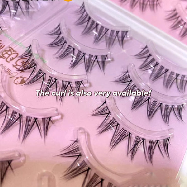 MJSP 40 Large Capacity Mixed One Piece False Eyelashes Book Meng Jie Shang Pin 萌睫尚品40条一片式大容量混合睫毛书 假睫毛超大混装