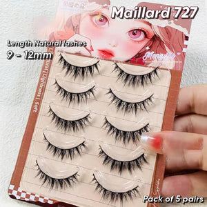 MJSP One Piece False Eyelashes Meng Jie Shang Pin 萌睫尚品一片式假睫毛 日常款浓密款眼睫毛