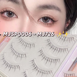 MJSP One Piece False Eyelashes Meng Jie Shang Pin 萌睫尚品一片式假睫毛 日常款浓密款眼睫毛