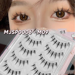 MJSP One Piece False Eyelashes Meng Jie Shang Pin 萌睫尚品一片式假睫毛 日常款浓密款眼睫毛