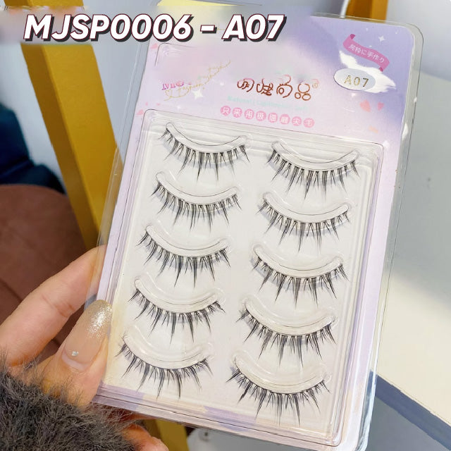 MJSP One Piece False Eyelashes Meng Jie Shang Pin 萌睫尚品一片式假睫毛 日常款浓密款眼睫毛