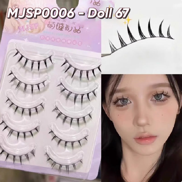 MJSP One Piece False Eyelashes Meng Jie Shang Pin 萌睫尚品一片式假睫毛 日常款浓密款眼睫毛