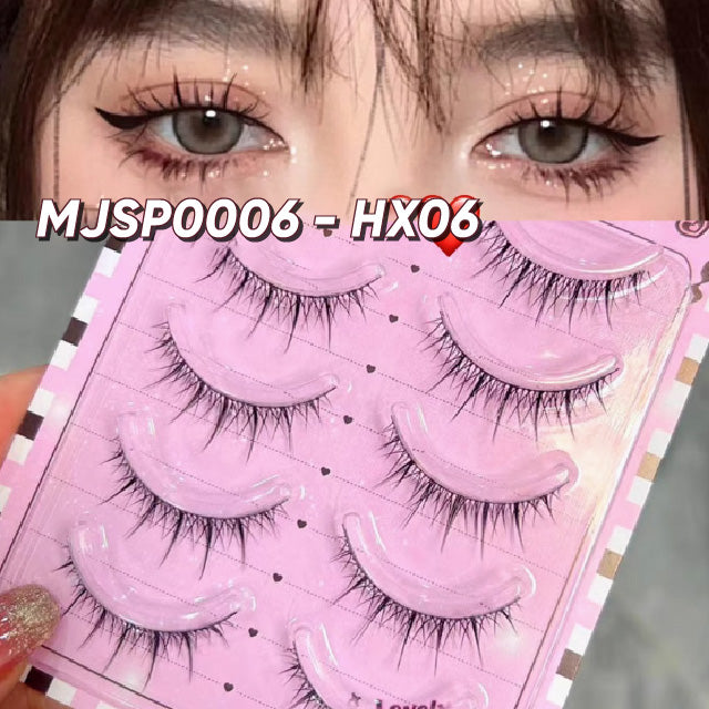 MJSP One Piece False Eyelashes Meng Jie Shang Pin 萌睫尚品一片式假睫毛 日常款浓密款眼睫毛