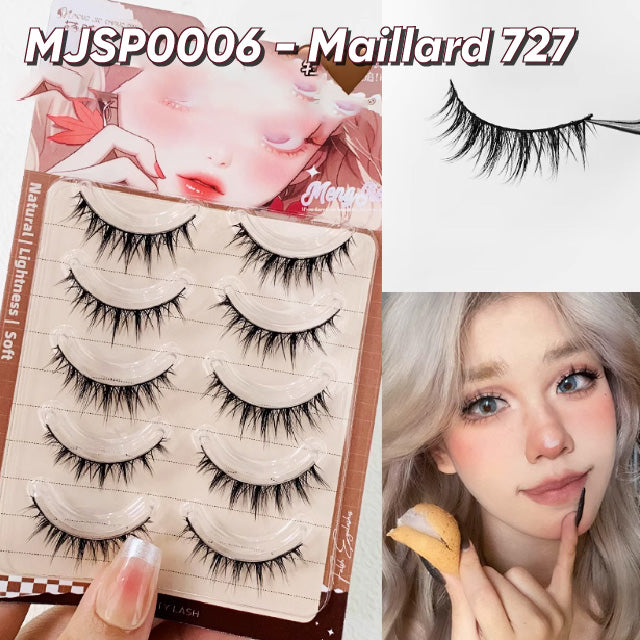 MJSP One Piece False Eyelashes Meng Jie Shang Pin 萌睫尚品一片式假睫毛 日常款浓密款眼睫毛