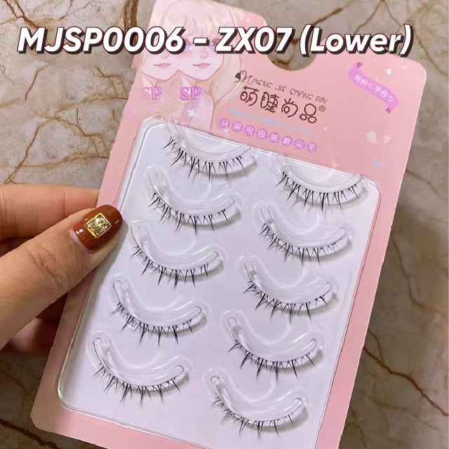 MJSP One Piece False Eyelashes Meng Jie Shang Pin 萌睫尚品一片式假睫毛 日常款浓密款眼睫毛