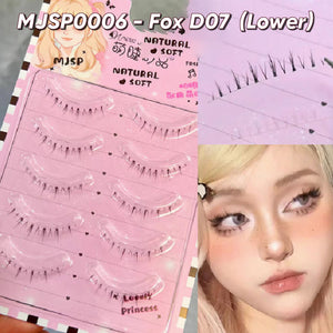 MJSP One Piece False Eyelashes Meng Jie Shang Pin 萌睫尚品一片式假睫毛 日常款浓密款眼睫毛