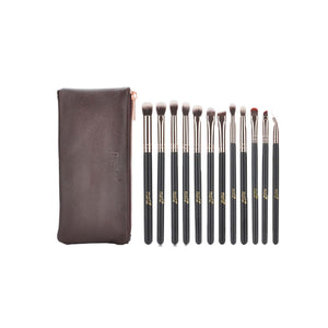 MSQ The Golden Couple Eye Makeup Brush Set 12pcs 魅丝蔻金童玉女12支眼部化妆刷套装全套