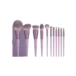 MSQ Purple Lavender Makeup Brush Set 魅丝蔻11支薰衣草化妆刷套装全套 (11 Pcs)