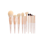 MSQ White Rose Makeup Brush Set 魅丝蔻 11支白玫瑰化妆刷套装全套 (11 Pcs)