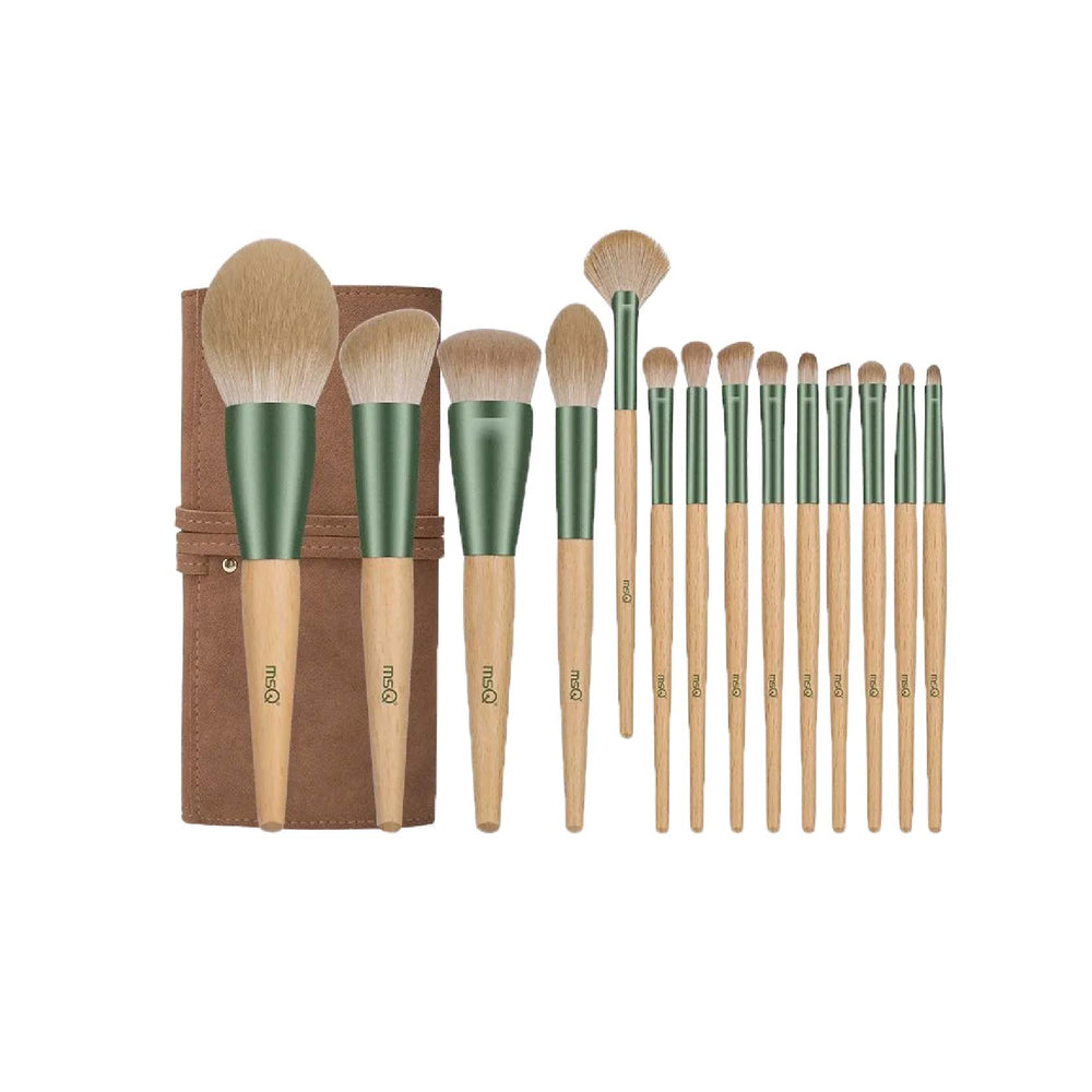 MSQ Green Smith Makeup Brush Set 支青萝化妆刷套装全套 (10 Pcs)