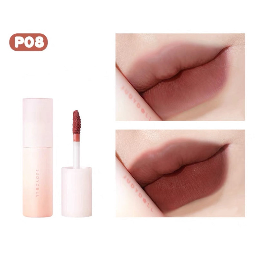 JUDYDOLL X Pop Mart Collection Matte Lip Mud Judydoll 橘朵泡泡马特联名小奶泥唇泥 橘朵哑光唇泥