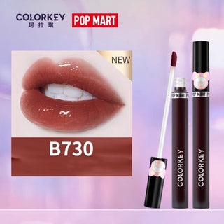 COLORKEY X POP MART Lip Gloss Velvet Matte & Watery Mirror Texture Liquid Lipstick Colorkey 珂拉琪泡泡玛特空气唇釉丝绒雾面镜面