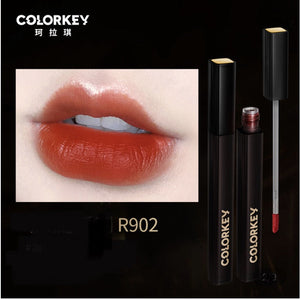 COLORKEY Black Lace Lip Lacquer Liquid Lipstick Velvet Matte Colorkey 珂拉琪黑缎唇釉 迪丽热巴同款