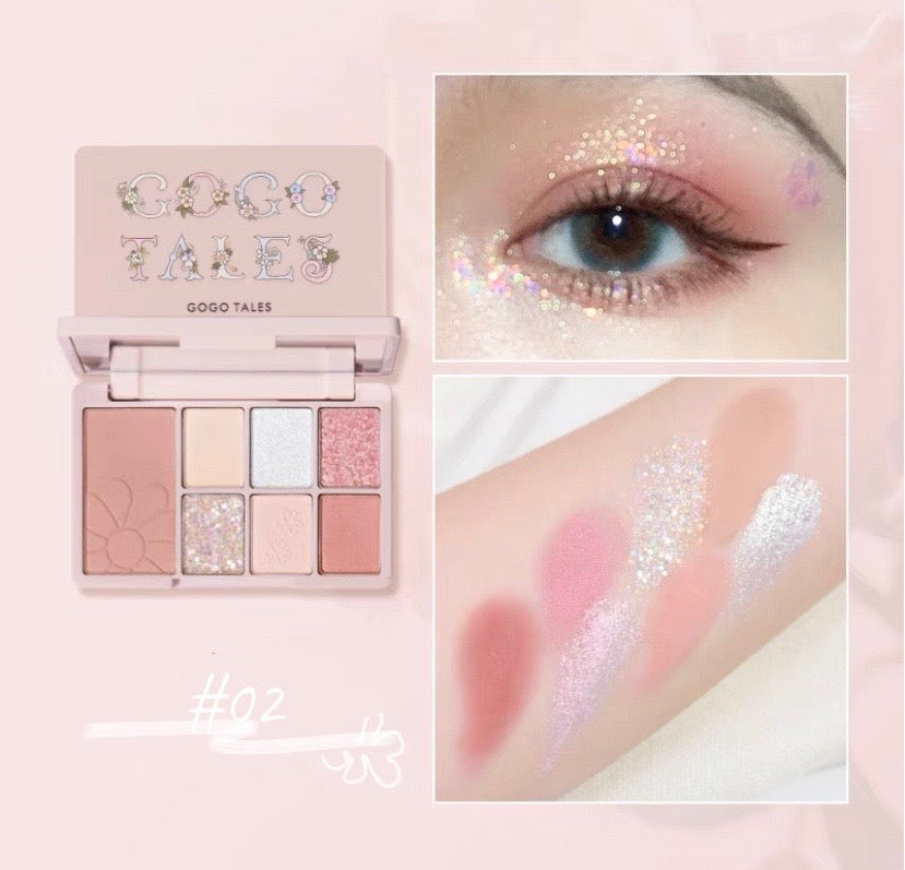 GOGO TALES Flower Blossom Eyeshadow Palette Gogotales