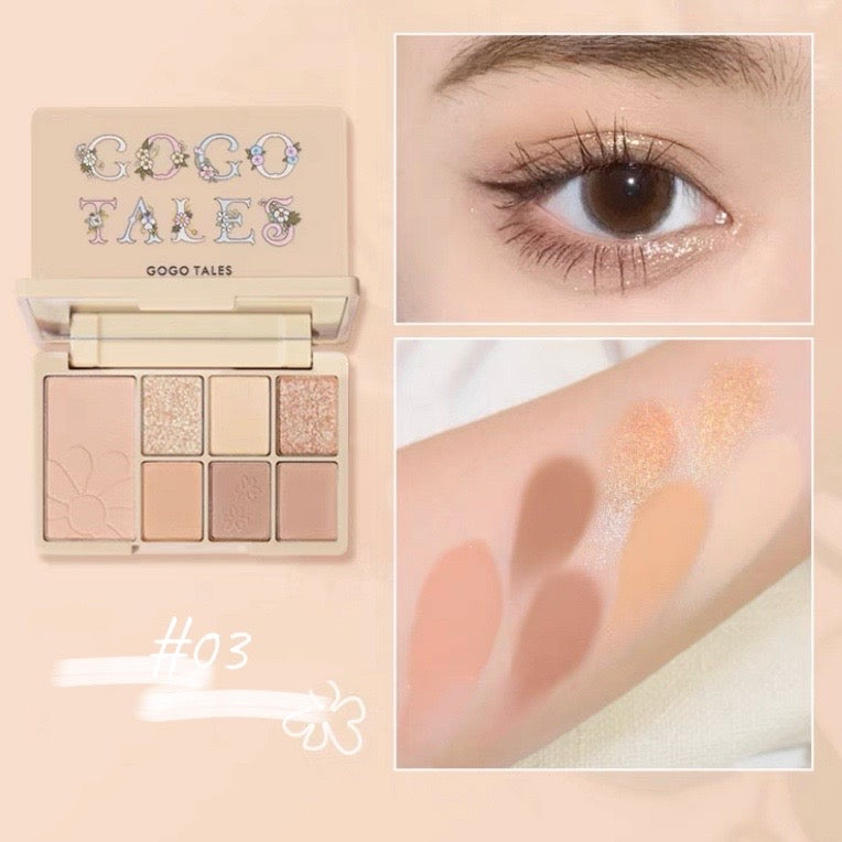 GOGO TALES Flower Blossom Eyeshadow Palette Gogotales