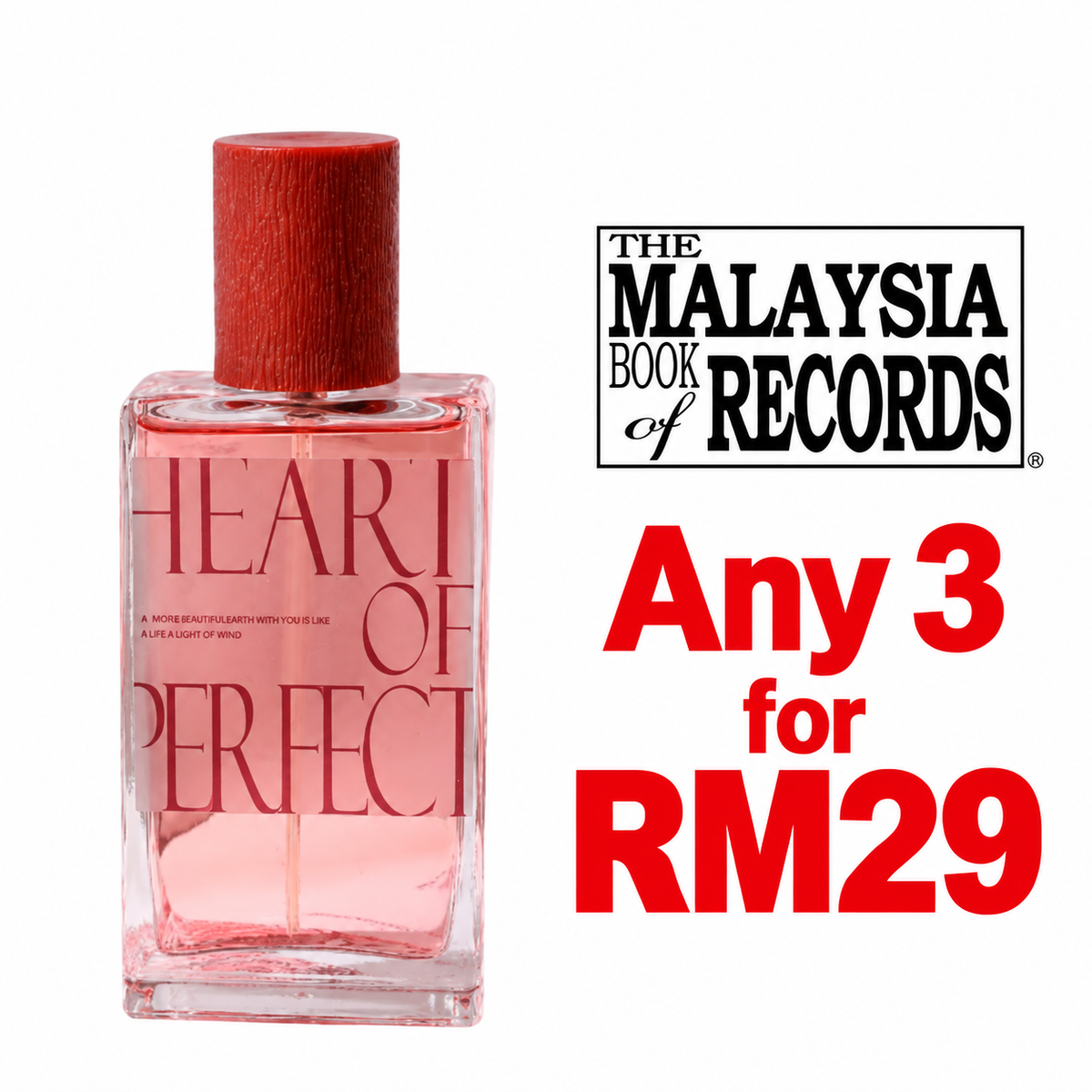 SHIMANG Confession Rose Perfume (50ML) — Any 3 for RM29