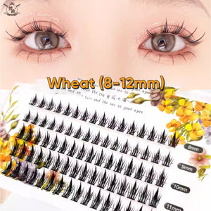 DREAM DEER Single Cluster Segmented Natural False Eyelashes Fake Eyelash 梦鹿单簇分段式假睫毛 单根自然鱼尾小恶魔 懒人三部曲