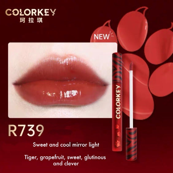 COLORKEY Airy Lip Lacquer Gloss Series Colorkey Liquid Lipstick Colorkey 珂拉琪空气唇釉镜光系列 薇娅李佳琪推荐 微娅同款唇釉 显色保湿持久