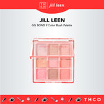 Jill Leen GG BOND 9 Color Blush Palette Jillleen 猪猪侠九色腮红盘缤纷柔雾腮红 膨胀氛围收缩色