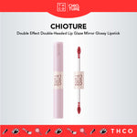 CHIOTURE Double Effect Double-Headed Lip Glaze Mirror Glossy Lipstick Chio ture 稚优泉双头唇釉组合 镜面水光唇蜜不沾杯口红