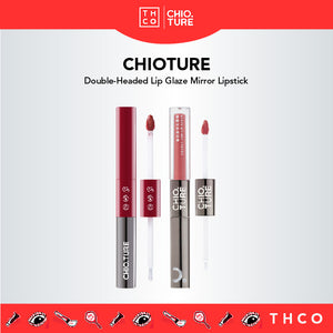 CHIOTURE Double-Headed Lip Glaze Mirror Lipstick Chio ture 稚优泉双头唇釉 镜面水光透明唇蜜不沾杯